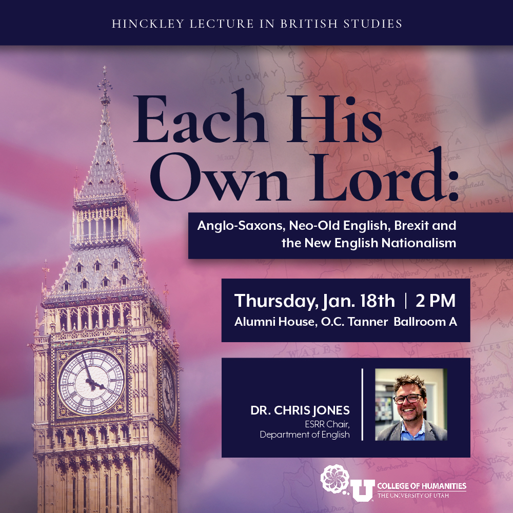 Chris Jones lecture flyer